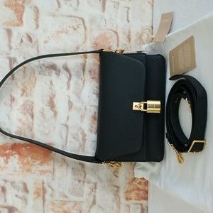 New Oroton Tate Leather Shoulder Bag
